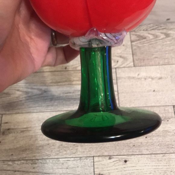 Vintage Alicja Art Glass Tulip 🌷 Vase - Picture 4 of 4